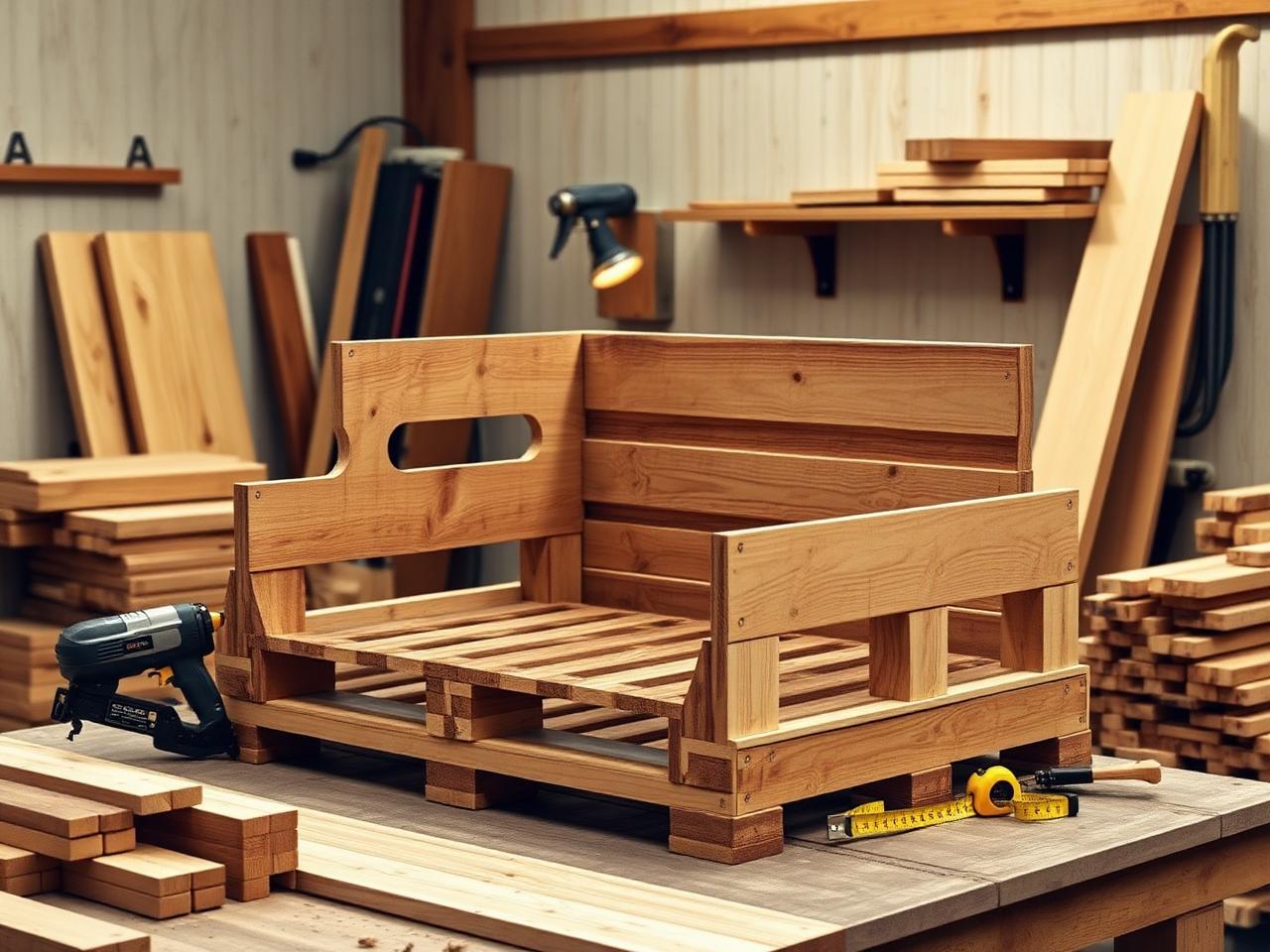 Photograph illustrating bespoke & custom pallets